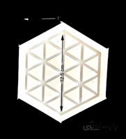 قالب سیلیکونی طرح دار مثلث