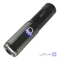 چراغ قوه شکاری - پلیسی پرقدرت W577 P50 فلزی ضدآب