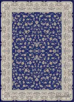 قالی سلیمان طرح DM02 کد رنگ 3826 کرم 1500 شانه تراکم 4500