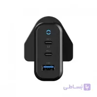 شارژر دیواری ۶۵ وات پاورولوژی مدل P65PDWUKBK