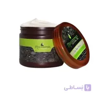 ماسک مو ماکادمیا کاسه ای حاوی روغن ماکادمیا با آبکشی حجم 400میل فاقد سولفات Macadamia ا Macadamia