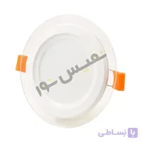 چراغ ال ای دی سقفی ۷ وات دور شیشه ای یونیک لایت