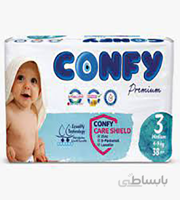 پوشک بچه Confy سایز 3، 38 عددی