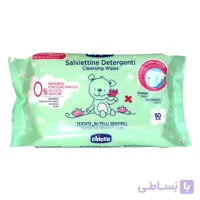 دستمال مرطوب کودک نچرال سنسیشن چیکو 60 برگی ا Chicco Natural Sensation Cleansing Wipes 60Pcs