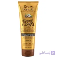 کرم فر کننده موی اوری استرند Every Strand Simply Curls with Shea & Coconut Oil Professional Curling Creme