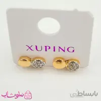 گوشواره زنانه میخی نگین دار ژوپینگ کد 338-6