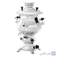 سماور گازی ترموکوبل دار اکبربرادران طرح زغالی مدل 2001