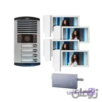پکیج 4 واحدی کامل آیفون تصویری الکتروپیک 1198 / 1086 سفید
