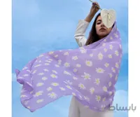 شال بابونه بنفش