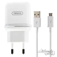 شارژر دیواری Tranyoo V60 2Port + کابل میکرو یو اس بی