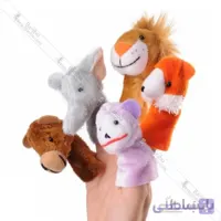 عروسک انگشتی شادی رویان مدل حیوانات مزرعه بسته 5 عددی کد 446307