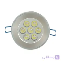 چراغ توکار سقفی 7وات 11 سانتی