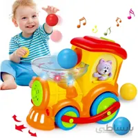 اسباب بازی موزیکال قطار توپ پرت کن هولی تویز مدل 958 Hola Toys Musical