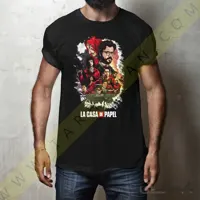 تیشرت سریال زیبای سرقت پول La casa de papel Tshirt Money Heist