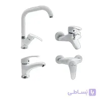 شیراالات رستاک مدل بهار سفید کروم ارسال رایگان