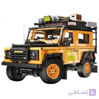 پازل ساختنی لندرور آفرود بزرگ زرد j908