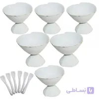 بستنی خوری مدل مهدیس بسته 6 عددی