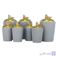 ست جای ادویه 7 پارچه مدل ژاکلین