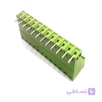 ترمینال فونیکس 12 پین رایت انگل بافاصله پایه 5.08