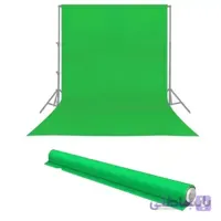 پرده سبز کروماکی 3x5 خارجی ضد چروک