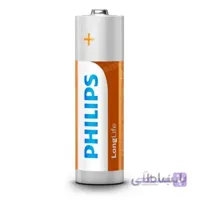 باتری قلمی Zinc برند فیلیپس مدل R06L60T/97 سری Long Life بسته 4 عددی
