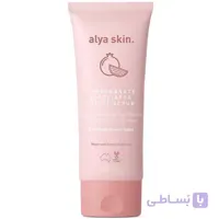 اسکراب و لایه بردار پوست انار آلیا اسکین Alya skin حجم ۸۰ گرم | ضد جوش و آکنه، ضد التهاب قرمزی و صاف کننده ا Alya Skin Pomegranate Exfoliating Facial Scrub 80g