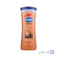 لوسیون بدن وازلین حاوی عصاره کاکائو حجم 400 میل ا Vaseline Intensive Care Cocoa Glow Body Lotion 400ml