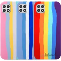 قاب سیلیکونی گوشی سامسونگ Samsung Galaxy A22 5G مدل رنگین کمانی (ویتنامی اصل)