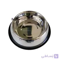 ظرف آب و غذای استیل سگ و گربه سایز 18