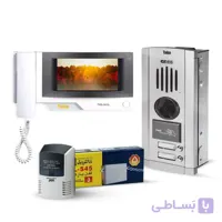پکیج کامل آیفون تصویری مانیتور 7 اینچ مدل 3070 و پنل سهند کارتی تابا الکترونیک