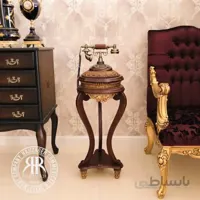 والتر تلفن ایستاده 3 پایه چوبی قهوه ای T820