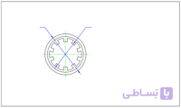 واشر دندانه دار داخلی 15