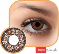 لنز رنگی گلامور سری عسلی hazel 05