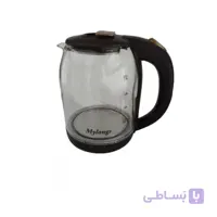کتری چای ساز شیشه ای همراه کفی گرد