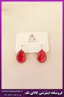 گوشواره اشک قرمز سواروسکی
