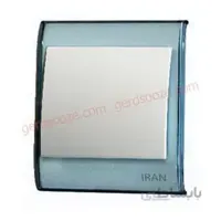 کلید تک پل ایران مدل ترنسپرنت آبی ا iran electric transparent model
