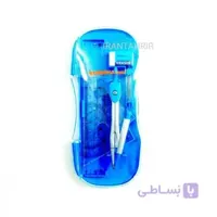 ست پرگار و خط کش 8 تکه کرونا کد 616 آبی
