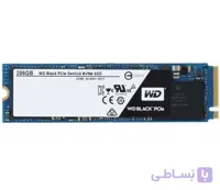 حافظه اس اس دی وسترن دیجیتال مدل بلک M.۲ ۲۲۸۰ PCIe NVMe با ظرفیت ۲۵۶ گیگابایت ا Western Digital Black 256GB M.2 2280 PCIe NVMe SSD Drive