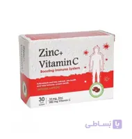 کپسول زینک و ویتامین C دانا 30 عددی