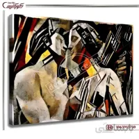 تابلو کلاسیک کوبیسم 3750 ا Cubist style decorative painting 3750