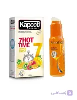 پک زناشویی لذت گرم (کاندوم ۷Hot Time کاپوت + ژل گرم کننده بانوان ایموشن Hot Night)