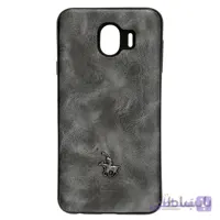 قاب چرمی Polo سامسونگ J4 خاکستری