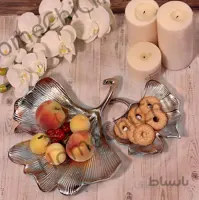 برگ نیلوفر نقره ای بزرگ