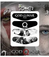 خرید برچسب لایت بار دسته پلی استیشن ۴ طرح God of War