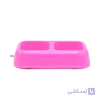 ظرف غذای دوقلو حیوانات هپی پت مدل آلفا