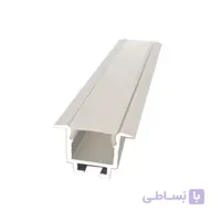 پروفیل آلومینیومی نور خطی کناف کد L-K2 نقره ای (شاخه 3 متری)