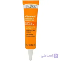 کرم دور چشم ویتامین سی C بالانس BALANCE مدل GLOW & RADIANCE حجم 15 میل | ضد چروک و تیرگی
