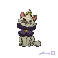 اتیکت کارتونی گربه کد 10941
