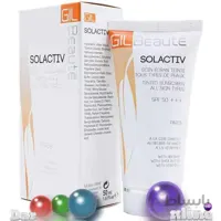 ضدآفتاب SPF50 رنگی فاقدچربی مینرال سل اکتیو ژیل بیوته کرم50م