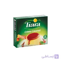 پودر دسر کرم کارامل تیارا TIARA وزن 71 گرمی